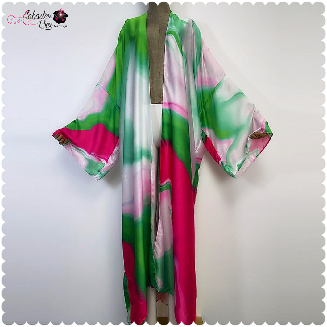 The K Is 4 💕💚 Kimono #2 - Alabaster Box Boutique