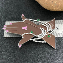 Load image into Gallery viewer, The “Hand 🤲🏾 Ivy” Brooch - Alabaster Box Boutique