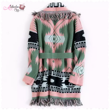 Load image into Gallery viewer, The &quot;AKAhemian 💕💚&quot; Cardigan - Alabaster Box Boutique