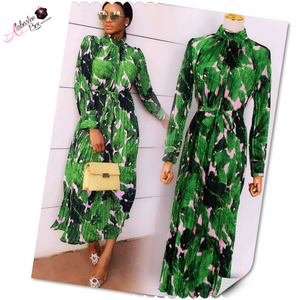 “AKAland 🍃🌸🍃Safari”  Dress - Alabaster Box Boutique