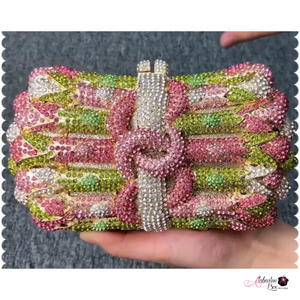"A-KAptivating 💕💚 Crystal" Purse - Alabaster Box Boutique