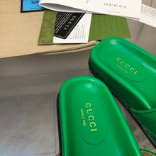 Load image into Gallery viewer, GG 💕💚 Matelassé Leather Slides