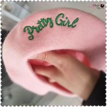 Load image into Gallery viewer, The “Pretty 💕💚 Girl Beret” - Alabaster Box Boutique