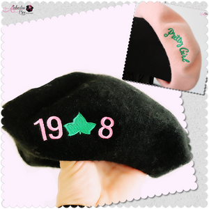 The “Pretty 💕💚 Girl Beret” - Alabaster Box Boutique
