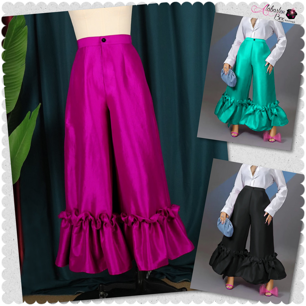 The “La Flare 👖” Trousers - Alabaster Box Boutique