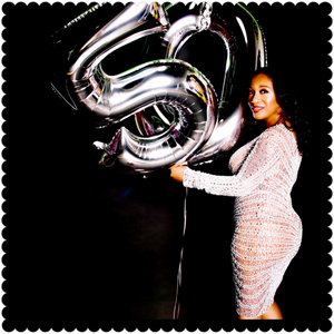 “BIG Ri$h 50th 🎊🎉✨” Dress - Alabaster Box Boutique