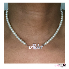 Load image into Gallery viewer, The “PEARLfect ⚪️ Alpha” Necklace - Alabaster Box Boutique