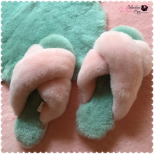 Load image into Gallery viewer, The &quot;PRETTY 💕💚 Comfy&quot; Slippers - Alabaster Box Boutique