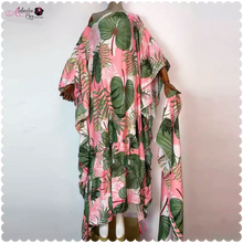 Load image into Gallery viewer, “Pretty 💕💚 Palm Leaf “ Kaftan - Alabaster Box Boutique
