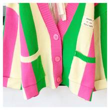 Load image into Gallery viewer, “The Pretty Girl” 💕💚 Cardigan - Alabaster Box Boutique