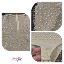 Load image into Gallery viewer, &quot;Just BEAD  it&quot; ⚪️ Pearl Bodysuit - Alabaster Box Boutique