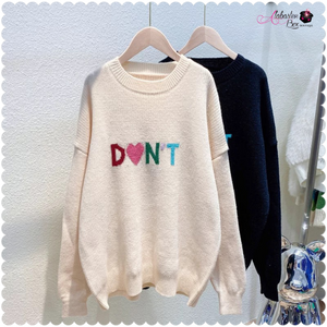 The “Don’t 🚫” Sweater - Alabaster Box Boutique