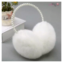 Load image into Gallery viewer, The PEARLfect 💗🖤🤍 Earmuffs - Alabaster Box Boutique