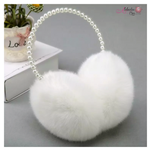 The PEARLfect 💗🖤🤍 Earmuffs - Alabaster Box Boutique