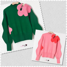 Load image into Gallery viewer, The “Sweetie Pie 💕💚💕” Sweater - Alabaster Box Boutique