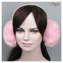 Load image into Gallery viewer, The PEARLfect 💗🖤🤍 Earmuffs - Alabaster Box Boutique