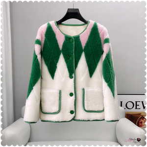The “J15 💕💚” Blazer Jacket - Alabaster Box Boutique