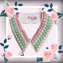 Load image into Gallery viewer, The PEARLfect ⚪️ Pink &amp; Green Collar Necklace - Alabaster Box Boutique