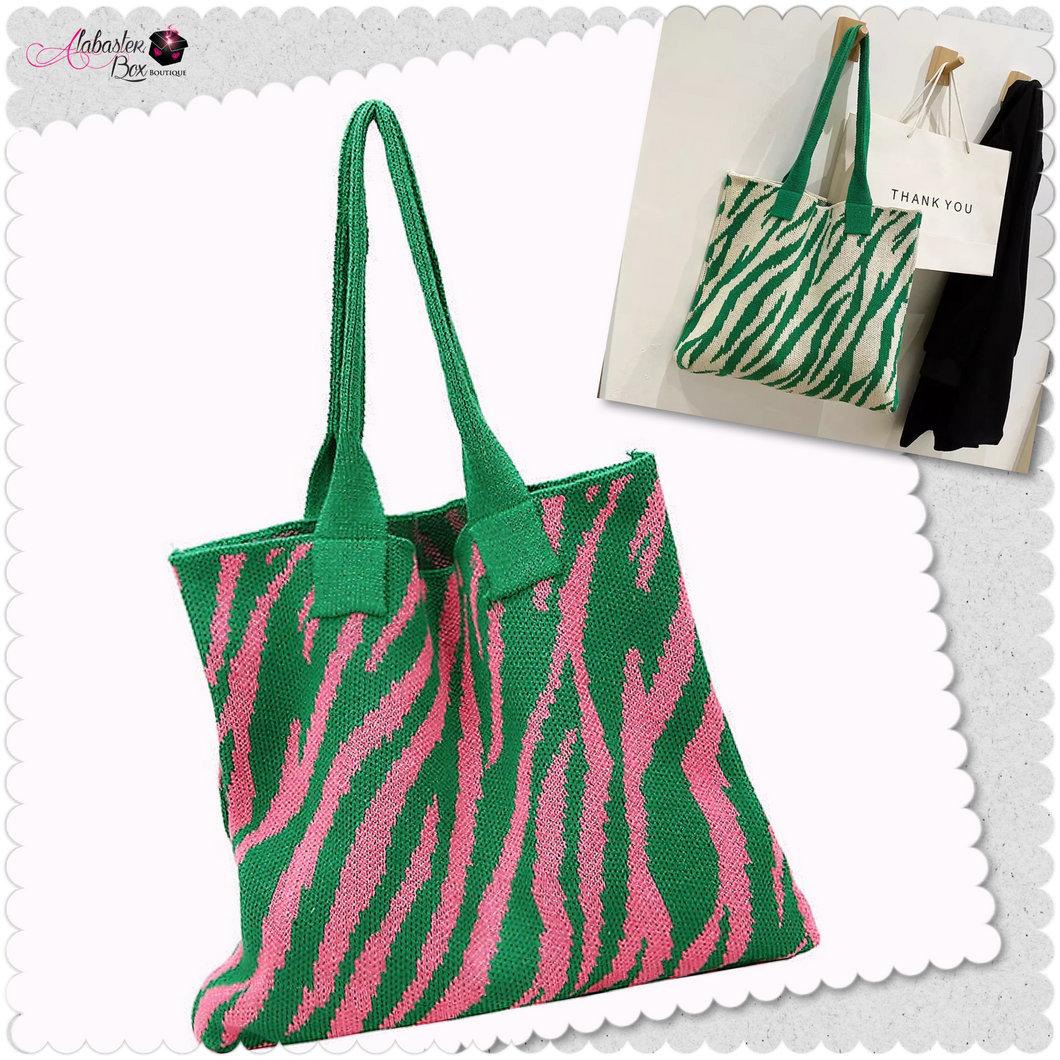 The “streAK-A 💕💚” Tote - Alabaster Box Boutique