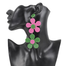 Load image into Gallery viewer, “FLOW w/ Us” Earrings 💕💚