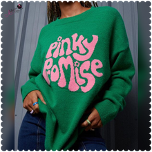 Load image into Gallery viewer, &quot;Pinky 💕💚 Promise&quot; Sweater - Alabaster Box Boutique