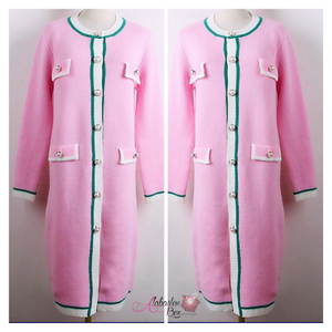 "I See 👀 The Light" 💕💚 Cardigan Dress - Alabaster Box Boutique