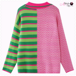 The "Pretty 💕💚 Confusing" Sweater - Alabaster Box Boutique