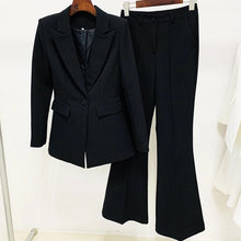 Load image into Gallery viewer, &quot;Suited👢Booted &quot; Two Piece Blazer and Pant Suit - Alabaster Box Boutique