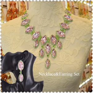 “OH SO 💕💚 Gorgeous” Necklace Set - Alabaster Box Boutique