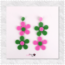 Load image into Gallery viewer, “FLOW w/ Us” Earrings 💕💚