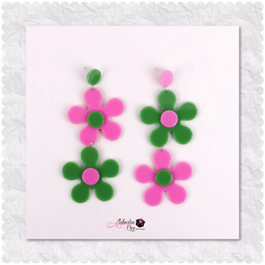 “FLOW w/ Us” Earrings 💕💚 - Alabaster Box Boutique