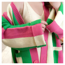 Load image into Gallery viewer, “The Pretty Girl” 💕💚 Cardigan - Alabaster Box Boutique