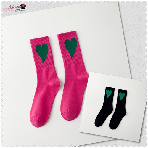 “I Love It 💕💚” Socks - Alabaster Box Boutique