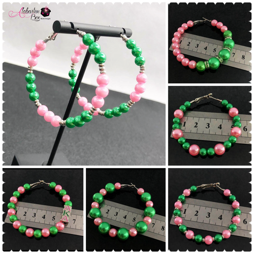 “I’m Pretty 💕💚 To My Left” Earrings - Alabaster Box Boutique