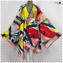 Load image into Gallery viewer, Jet Setting ✈️ Wrap Kimono