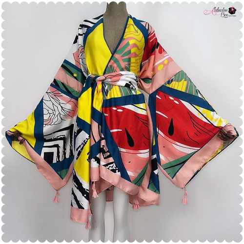Jet Setting ✈️ Wrap Kimono