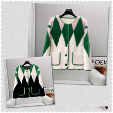 Load image into Gallery viewer, The “J15 💕💚” Blazer Jacket - Alabaster Box Boutique
