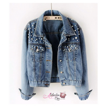 Load image into Gallery viewer, The PEARLfect ⚪️ Denim Jacket - Alabaster Box Boutique