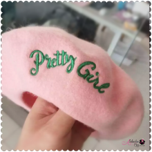 Load image into Gallery viewer, The “Pretty 💕💚 Girl Beret” - Alabaster Box Boutique