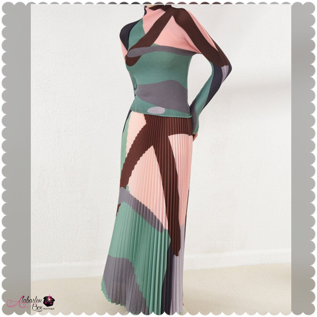 Pretty Girl Magic ✨💫 2 Piece Set- Maxi Skirt - Alabaster Box Boutique