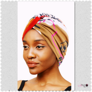 “Leafy 🍃 Greens” Head Wrap Turban