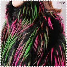 Load image into Gallery viewer, Black 💚✊🏾💕Excellence Faux Coat - Alabaster Box Boutique