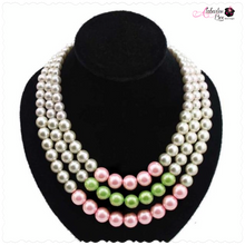 Load image into Gallery viewer, &quot;Most Gracious 🟢💕⚪️ 1&quot; Necklace Set - Alabaster Box Boutique