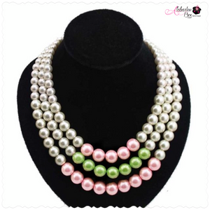 "Most Gracious 🟢💕⚪️ 1" Necklace Set - Alabaster Box Boutique