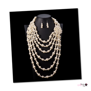 The "PEARLfect ⚪️ Vintage" Necklace Set - Alabaster Box Boutique