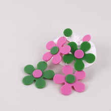 Load image into Gallery viewer, “FLOW w/ Us” Earrings 💕💚
