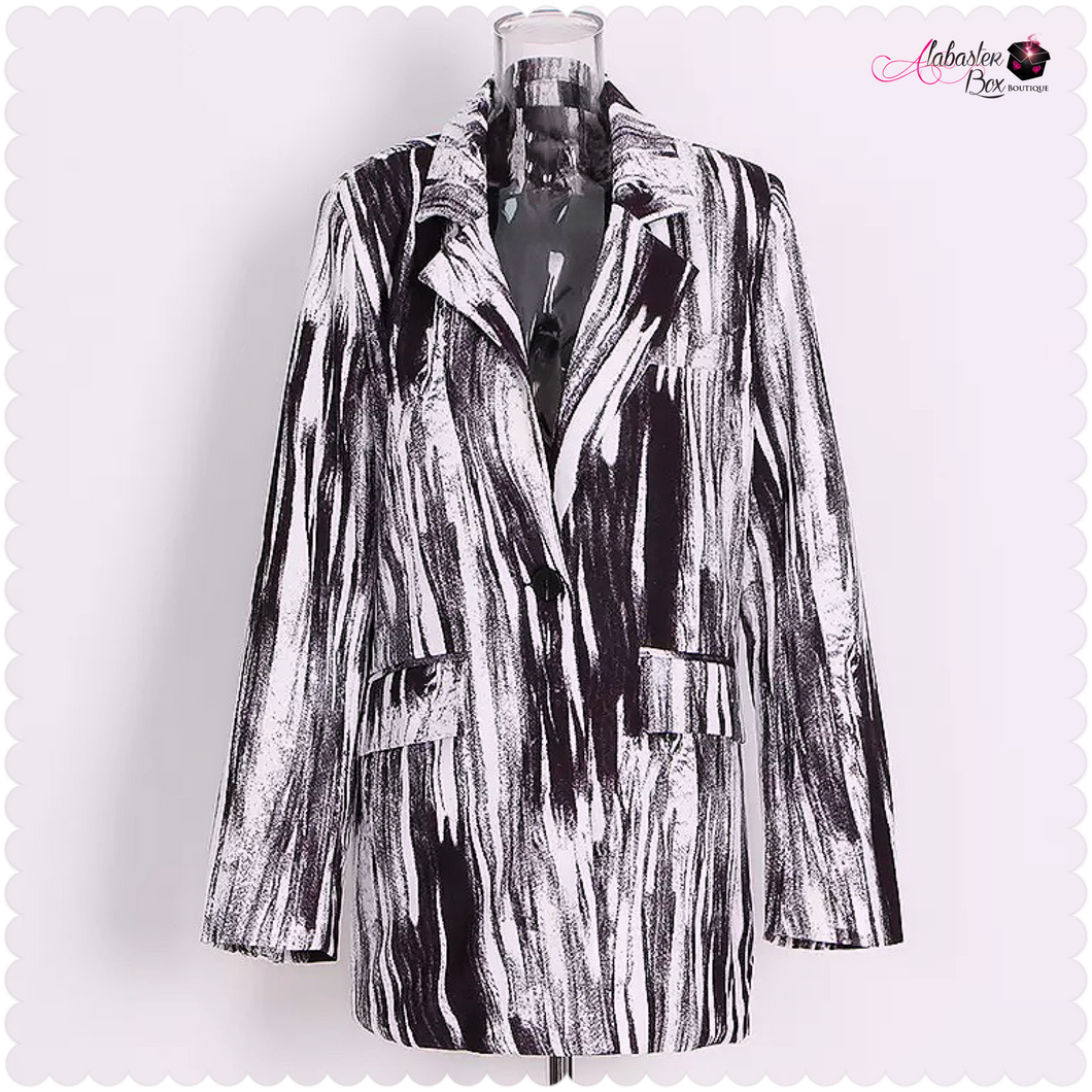 The “Shadows 🌑” Blazer - Alabaster Box Boutique