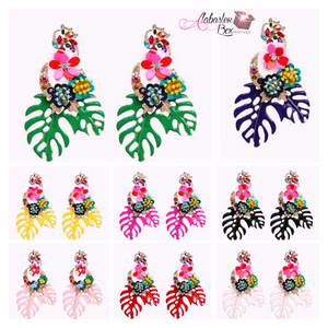 "Tropical 🌴 Fever" Earrings - Alabaster Box Boutique