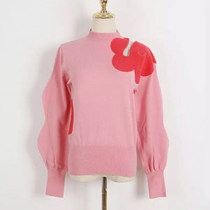 The “Sweetie Pie 💕💚💕” Sweater - Alabaster Box Boutique