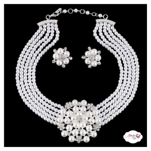 The "PEARLfect ⚪️ Center-Piece" Necklace Set - Alabaster Box Boutique